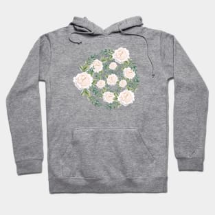 Vintage Watercolor Flowers Hoodie